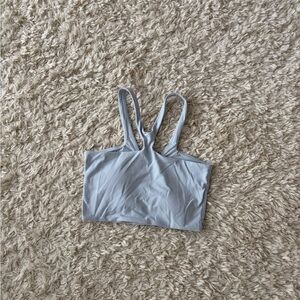 Lululemon Bend This V and Racer Bra Light
Support, A-C Cups, XXS, Starch Blue